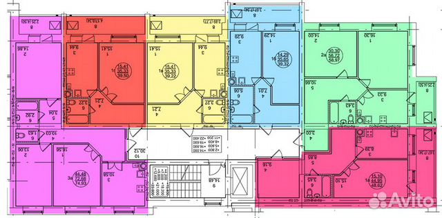 2-к квартира, 59 м², 2/9 эт. 2-к квартира, 59 м², 2/9 эт.