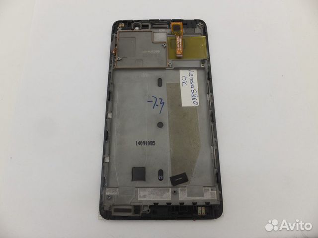 Дисплей Lenovo IdeaPhone S860 с тачскрином в рамке