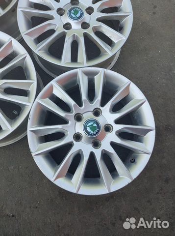 Диски бу литые R15 Y на Skoda