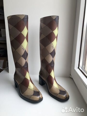Сапоги резиновые Pucci оригинал Сапоги резиновые Pucci оригинал