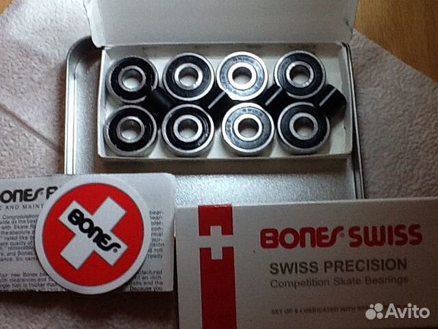 Подшипники 608rs Bones Swiss precision. 8 штук+4 в