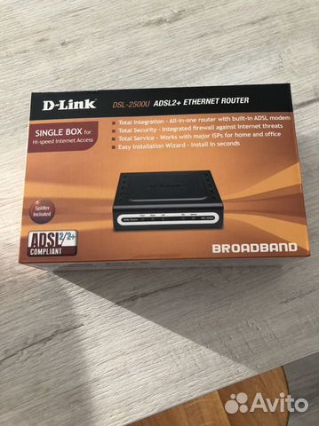 Модем D-Link DSL-2500u