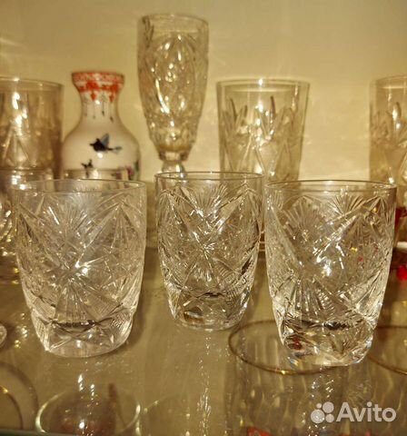 Хрусталь времен СССР в ассортименте