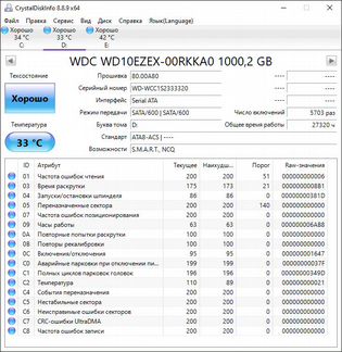 Western Digital WD10ezex (1TB)