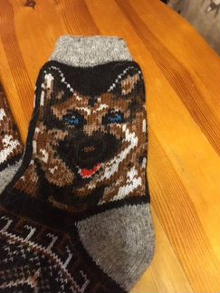 Носки шерстяные толстые мужские (новые) р. 41-45