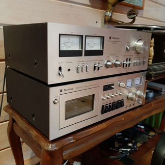Technics усилитель SU-7700 и дека RS-671US. 1976 г