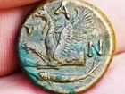 Античная монета Грифон. Пантикапей.Боспор