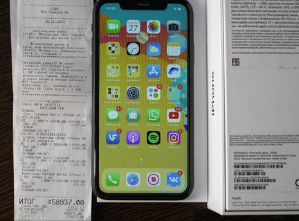 iPhone XR 128gb чек