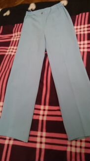 Новые классические брюки и голубые летние