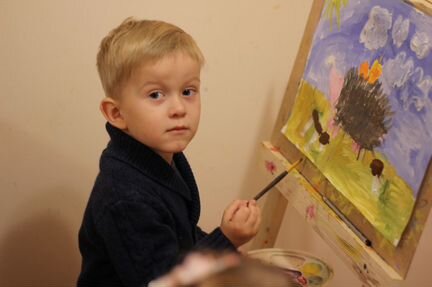 Уроки рисования детям, живописи, дпи онлайн