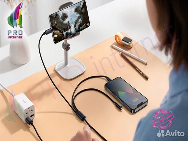 Кабель Lightning /type-C/micro 3В1 опт/розница