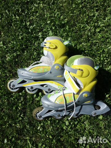 Роликовые коньки детские с защитой