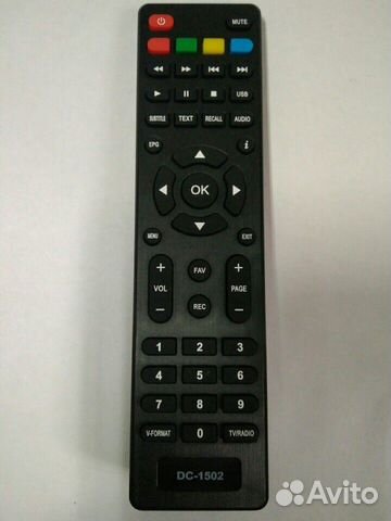 Пульт D-Color DC-1502 для приставок DVB-T2