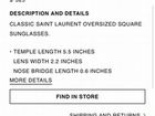 Солнцезащитные Очки Saint Laurent Paris Classic 8 объявление продам