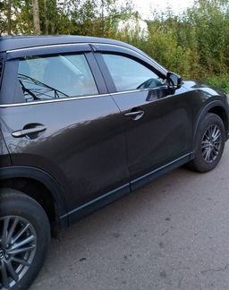 Дефлекторы с хромом Mazda Cx-5 2 поколение