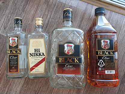 Бутылки от Японского виски Black Nica