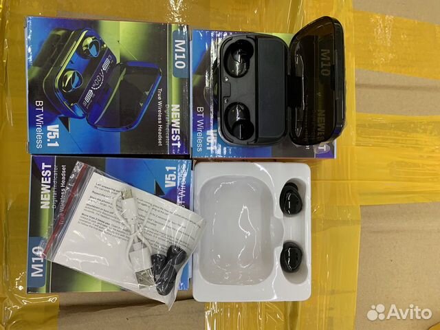 Беспроводные наушники М10. Оптом