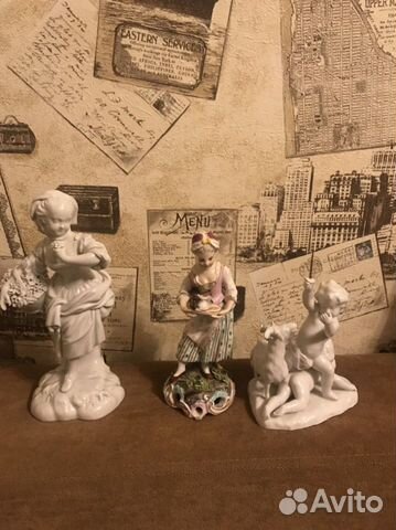 Фарфоровые статуэтки Европа