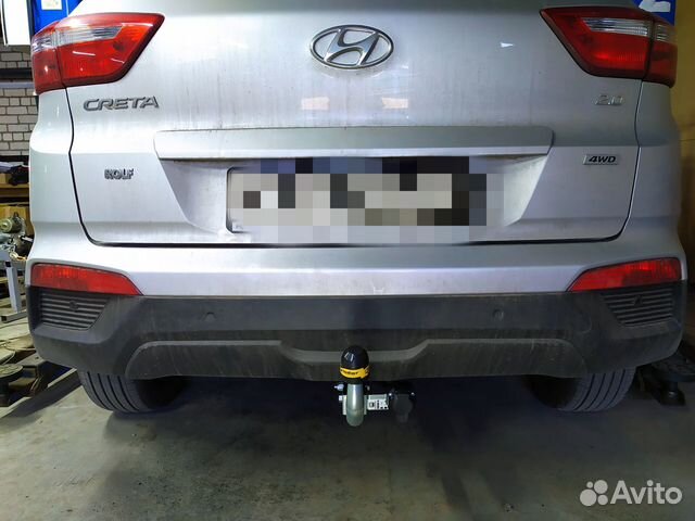 Фаркоп на Hyundai Creta 2016- с оцинкованным шаром