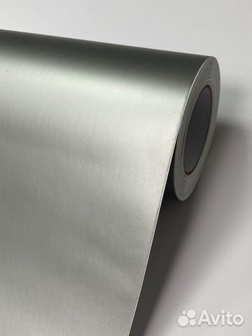 Автовинил плёнка серебристая матовая