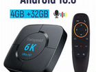 Смарт TV 4K приставка новая 4/32 GB голосовой объявление продам