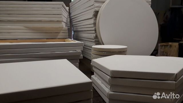 Холсты на подрамнике, любого размера, в наличии