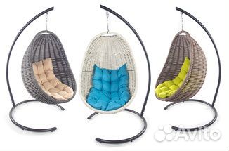 Диван-качели садовый подвесной люкс