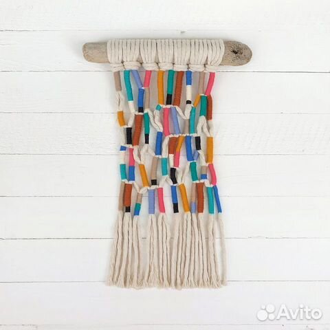 Макраме панно на стену подвеска гобелен