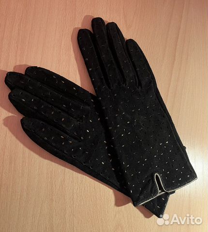 Перчатки Mango женские кожаные замша новые