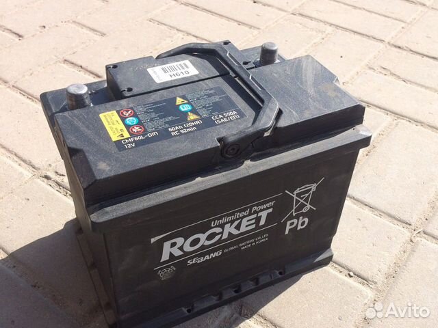 Аккумулятор Rocket 60 ah бу(оригинал от Киа)
