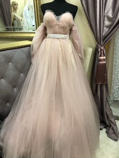 Новое платье принцессы пудра 40-42-44