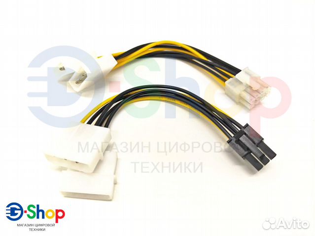 Доп питание 2xMolex PCI Express 6 и 8 pin
