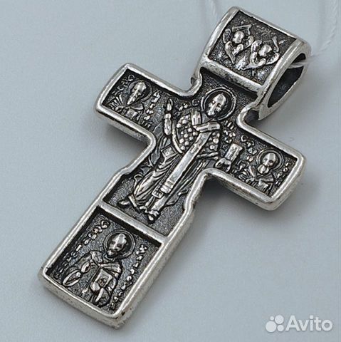 Небольшой православный серебряный крест, 1647