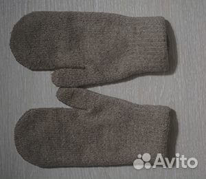 Варежки зимние теплые
