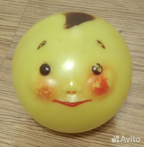 Колобок игрушка ссср, колкий пластик редкость