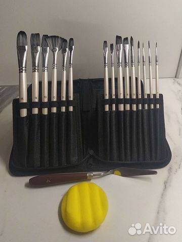 Кисточки художественные кисти для рисования серебр