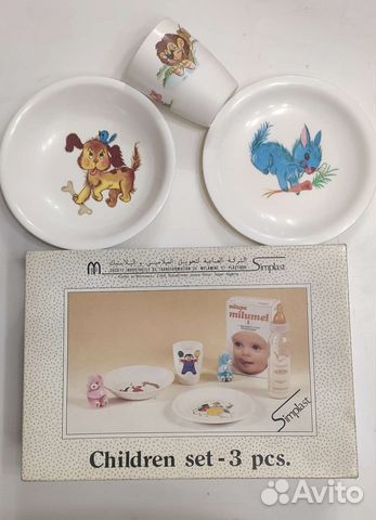 Детская небьющаяся посуда