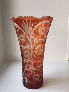 Ваза хрустальная советских времен