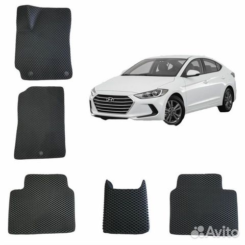 Ева коврики на Hyundai Elantra 6