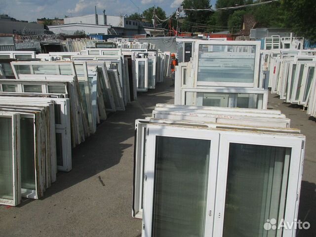 Окна Бу 2ств. Шириной от 140см до 150см Склад