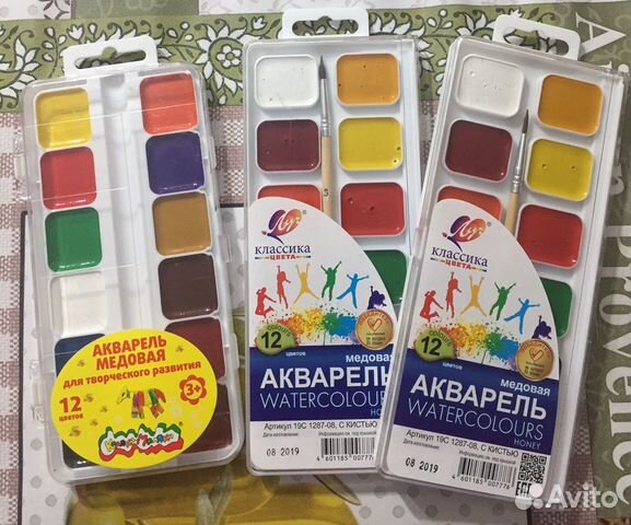 Новые Краски +кисть