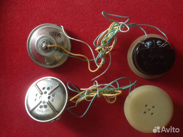 Микрофон мк-16-Н-11 и телефонная капсула ТК-67-нт