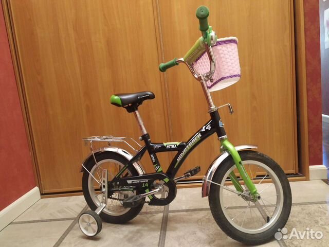 Велосипед детский novatrack astra 14
