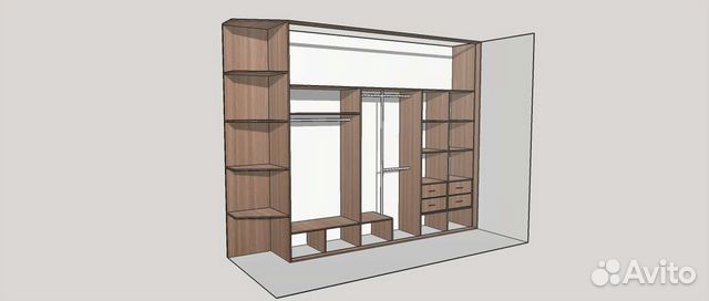 Проектирование шкафа в sketchup