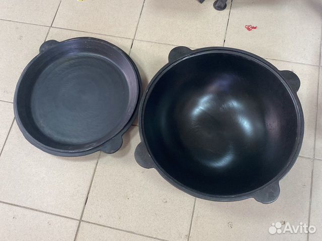 Казан 12л с чугунной крышкой