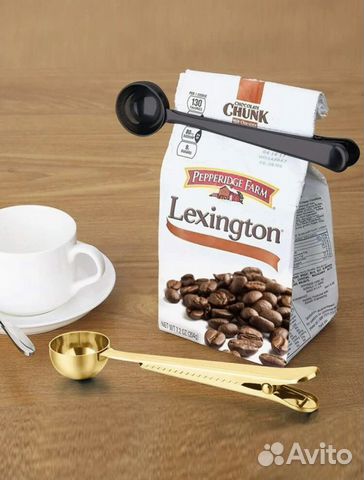 Ложка-зажим для чая или кофе