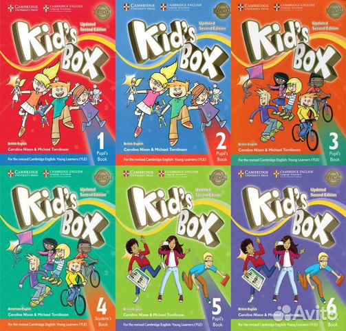Kids Box 1,2,3,4,5,6 Updated Second Edition