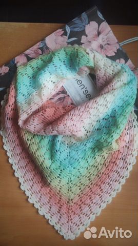 Бактус (мини-шаль) ручная работа