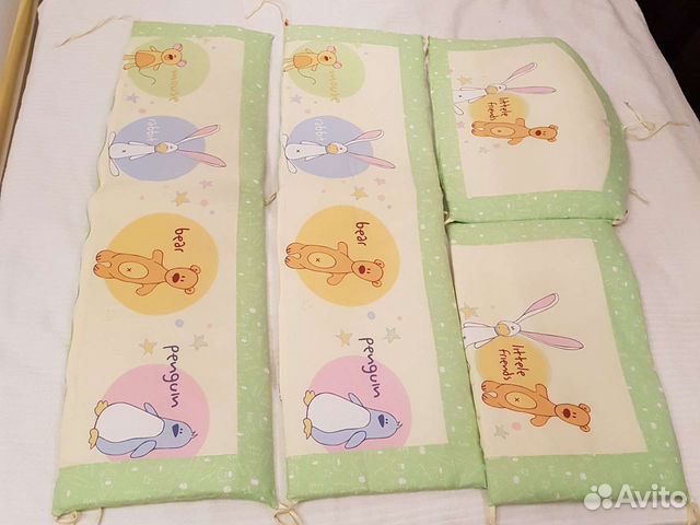 Бортики для детской кроватки