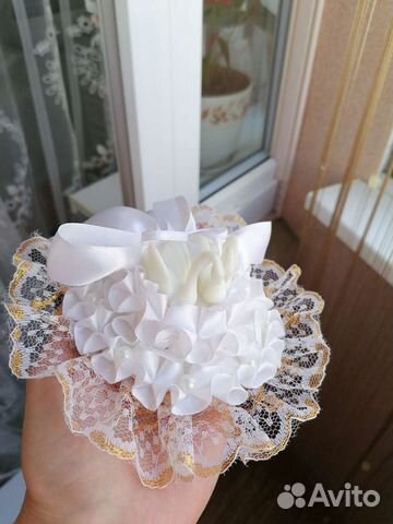 Подставка подушка для обручальных свадебных колец